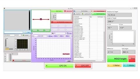 How our Quadcopter works 3 - LabVIEW GUI, IMU Interface
