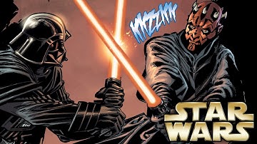 How Darth Vader fought Darth Maul in Star Wars Legends