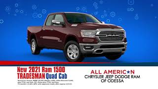 Ram Truck Month Continues at All American CJDR of Odessa!