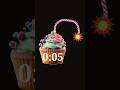 5 Second Timer Bomb Cupcake 