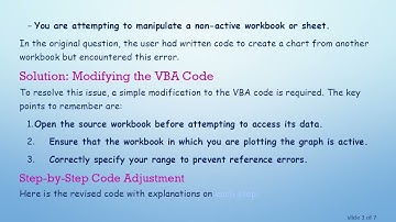 Resolving Runtime Error 9 When Creating Charts from External Workbooks in Excel VBA