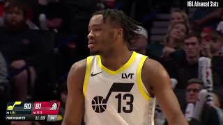 Isaiah Collier 7 pts 8 reb 7 ast vs Portland Trail Blazers | 2024-12-26