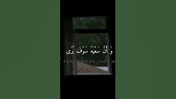 و أن ليس للإنسان إلا ما سعى 🤍🕊|| القارئ إسلام صبحي 🌿