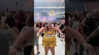This Swifty Named Bridget Took Over Milan! 💃❤️ #taylorswift #shorts #erastour