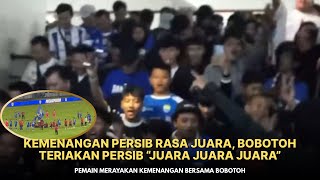 Persib Peringkat 1 Bobotoh Teriak juara Juara Juara Dan Bersholawat
