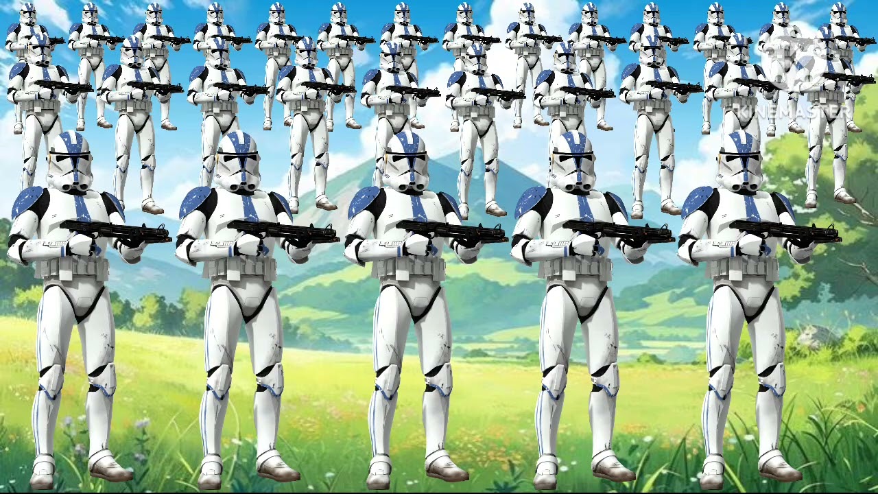 Todos los Clone Troopers Legion 501/ De Anakin Skywalker y Capitan Rex