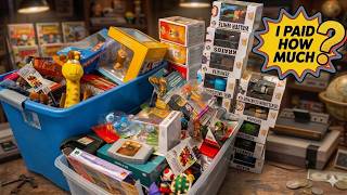 I paid $870 for this dusty vintage gaming haul!