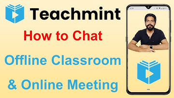 How to Chat on Teachmint || Classroom & Online Meeting