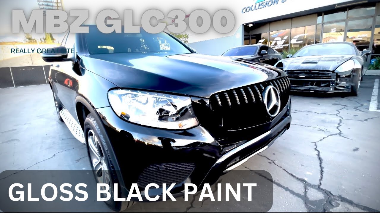 Rebuilding Mercedes Benz GLC300 Front end And PPG PAINT JOB YouTube