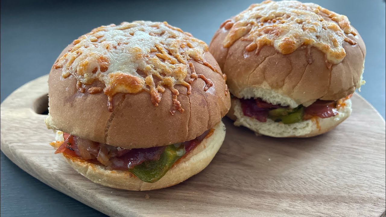 Pizza Burger Recipe/ Easy Recipe/ Pizza Burger YouTube