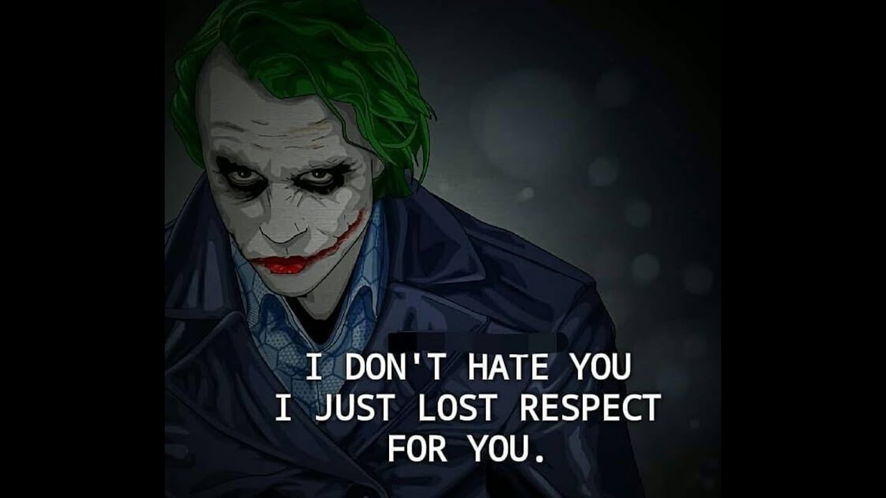 Attitude Quotes For Joker Girl Youtube