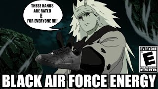 Madara And The Six Paths Of Black Air Force Energy