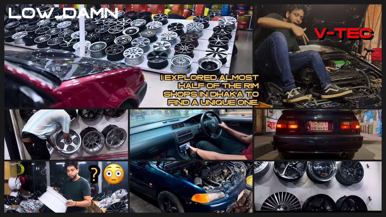 Honda Ferio | Almost half Dhaka rims explore - YouTube