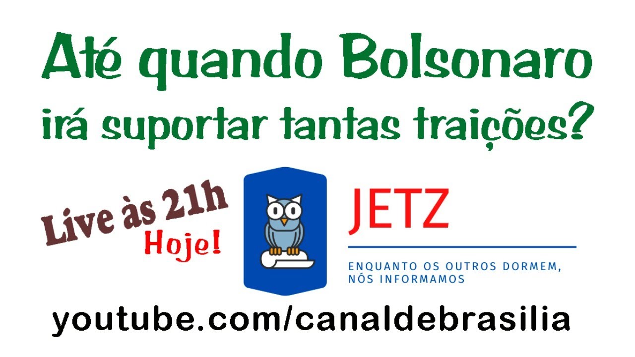 Jetz - Na sua opinião, até quando Bolsonaro irá suportar?