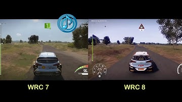 WRC 8 vs WRC 7 - Arena Panzerplatte (Hyundai i20 R5 comparison)