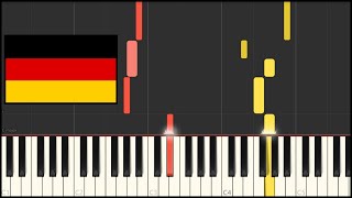 Germany National Anthem - Deutschlandlied (Piano Tutorial)