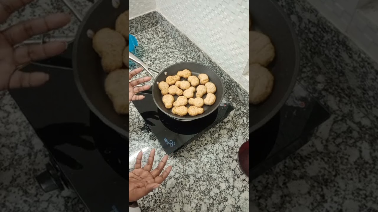 Oil less chicken nuggets fry 😋😋😋😋 YouTube