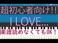 [初心者必見] 簡単ピアノ I LOVE...　Official髭男dism　恋はつづくよどこまでも　主題歌
