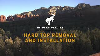 Ford Bronco Hardtop Removal and Installation Ford How To Ford
