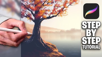 Autumn Painting -  PROCREATE TUTORIAL 257