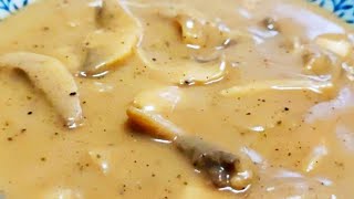 MUSHROOM GRAVY | How to Make a Mushroom Gravy