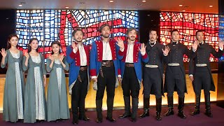 【「レ・ミゼラブル」本初日会見】吉原光夫＆伊礼彼方＆昆夏美＆木下晴香、本公演開幕の心境を漢字で表すと？（吉原光夫 佐藤隆紀 飯田洋輔 伊礼彼方 小野田龍之介 石井一彰 昆夏美 生田絵梨花 木下晴香）