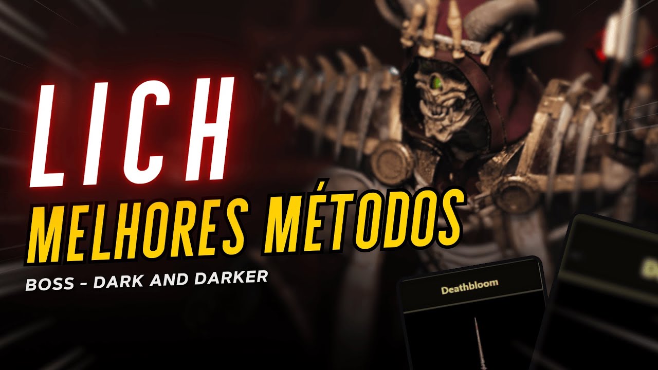 COMO MATAR O LICH - LUTA EXPLICADA!!