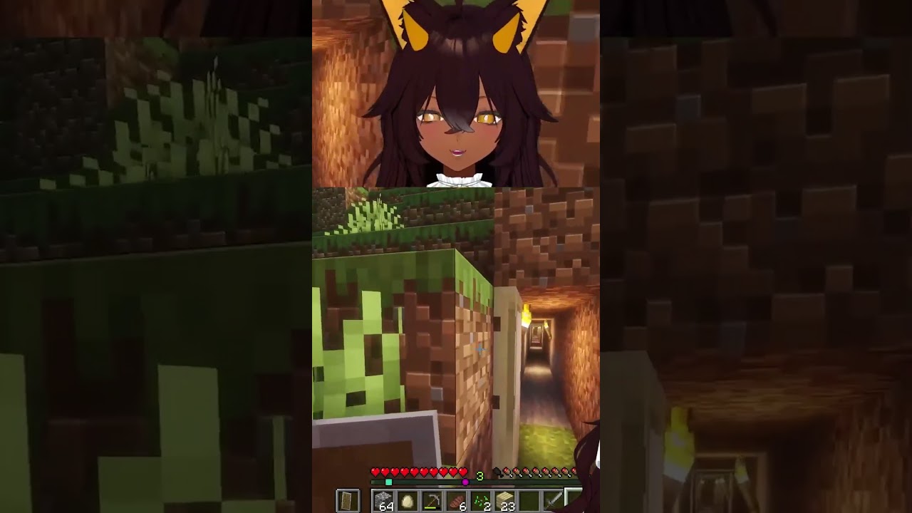 Someone was...? #minecraft #minecraftmemes #ASMR #vtuber #vtuberclips #vtuberen