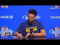 Klay Thompson Postgame Interview | Golden State Warriors beat Charlotte Hornets 110-105
