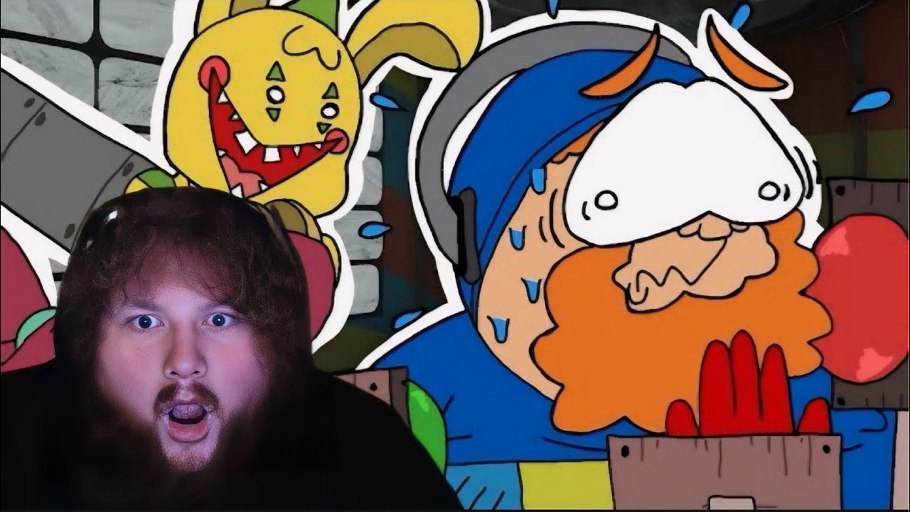 CaseOh реагирует на (анимацию Poppy Playtime)