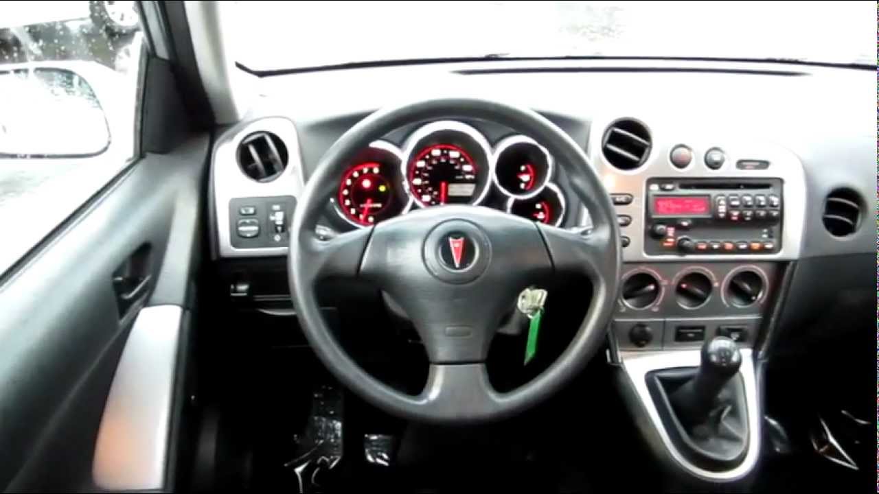 2005 Pontiac Vibe Silver Stock B1959a Interior Youtube