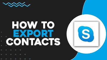 How To Export Skype Contacts (Quick & Easy)