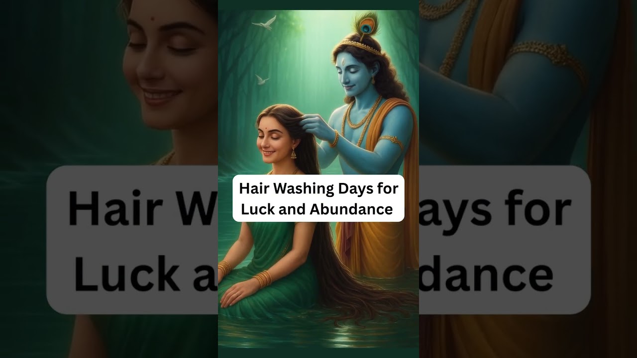💫 Washing your hair on the wrong day could be washing away your luck and abundance