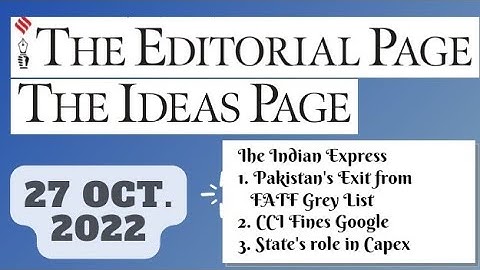 27th October 2022 | Gargi Classes The Indian Express Editorials & Idea Analysis | By R.K. Lata