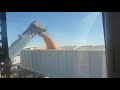 How to unload a grain cart.