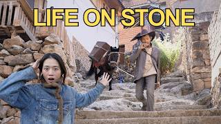 This Impossible Village Has Survived on a Huge Rock for 800 Years | Travel China| China Village