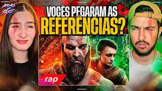 Apenas Um React  Rap Do Kratos E Atreus  Ns Somos Deuses  7mz Nerd Hits god Of War