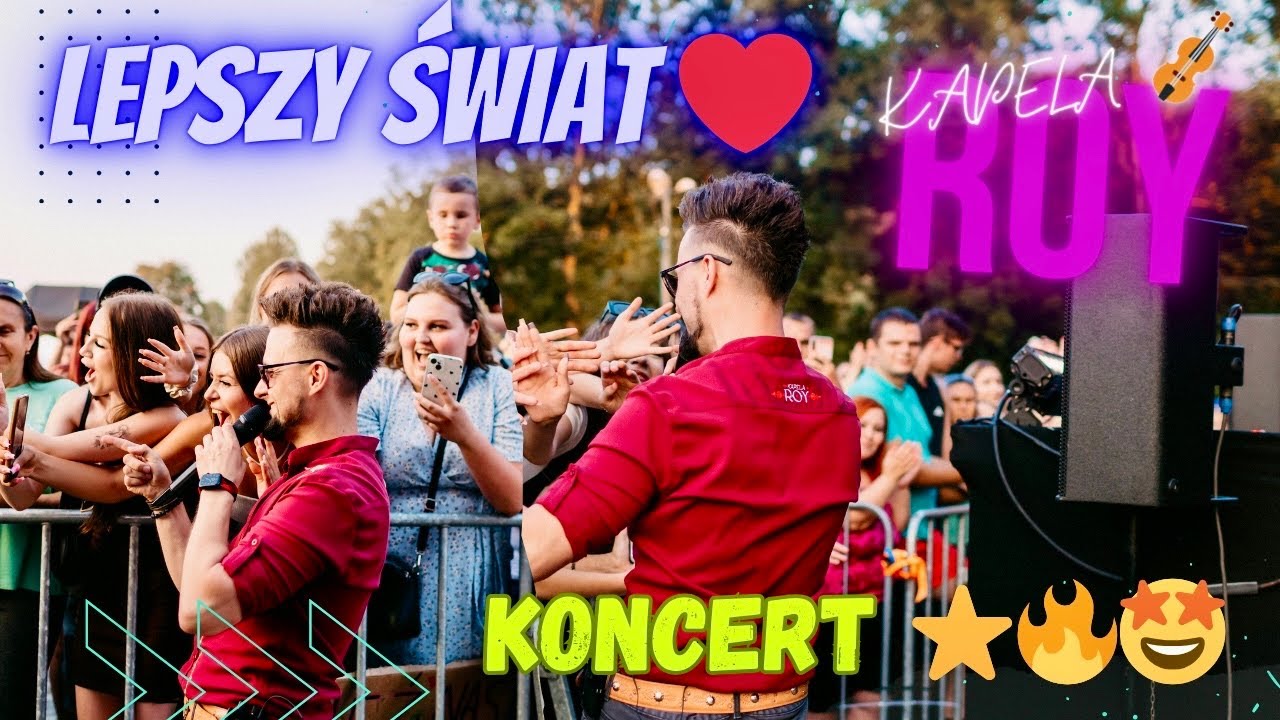 LEPSZY ŚWIAT - Kapela ROY / Koncert Dobczyce 2024 / Muzyka Góralska / Folk