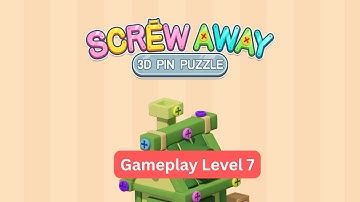 Screw Away 3D Pin Puzzle Gameplay - Level 7
