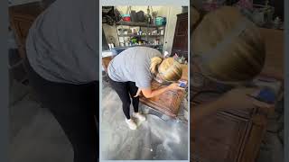 Simple little transformation for this vintage Thomasville piece! This went from grandmas room into a