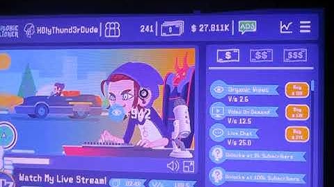 DJ KIWI FM PLAYING TWITCHIE IDLE CLICKER GAME