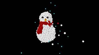 Molecular dynamics simulation of snowmen under extreme conditions