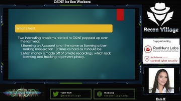 Recon Village Talks - DEFCON 29