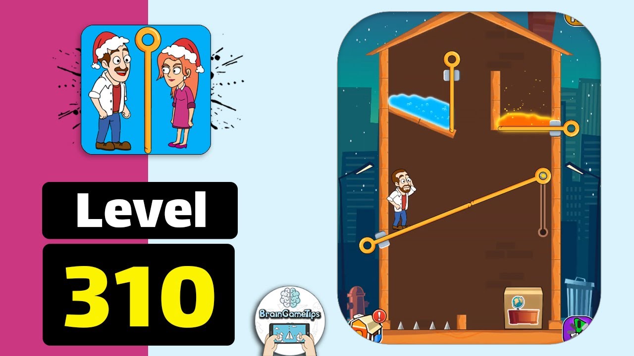 Home Pin: Pull The Pin Puzzle - Level 310 Walkthrough