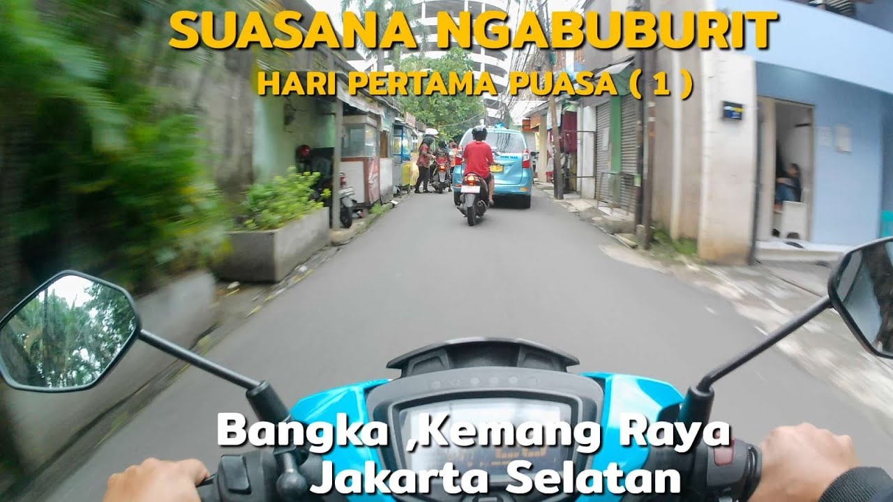 Suasana Ngabuburit Dihari Pertama Puasa Macet Parah Bangka Kemang Raya Jakarta Selatan 