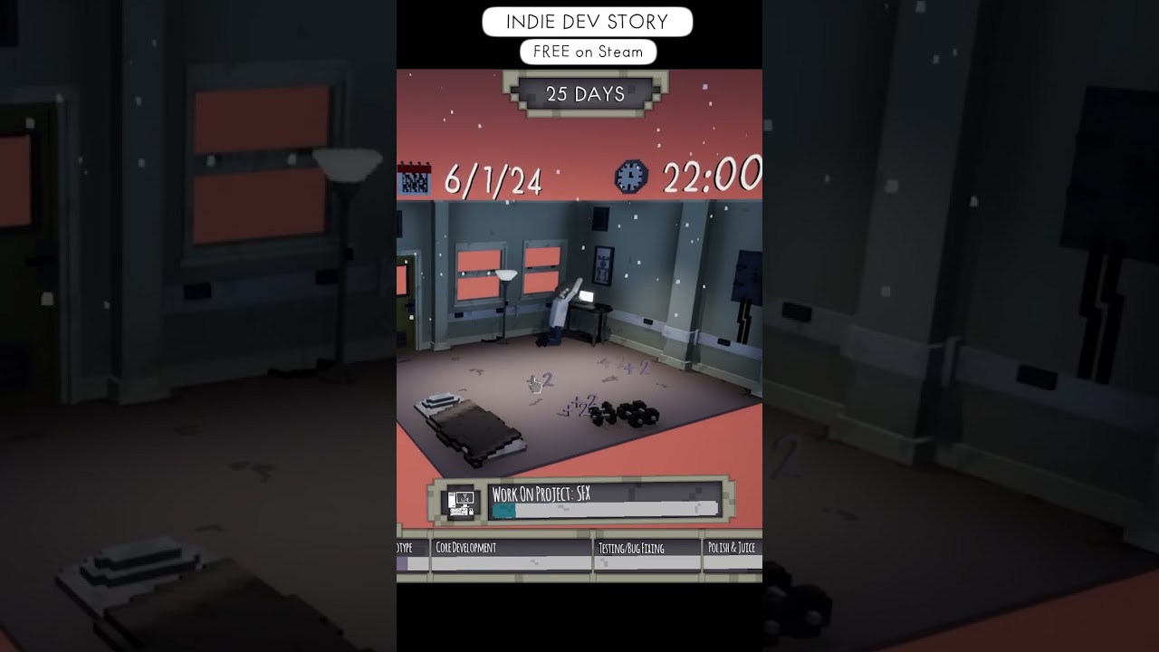 Indie Dev Story - FREE on Steam! Moving into a new office 