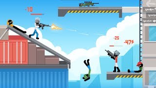 Stick Combats: Multiplayer Stickman Battle Shooter - iOS/Android Gameplay Video screenshot 5