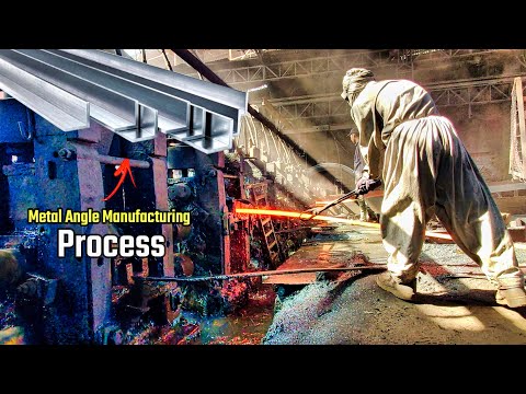 Incredible Skill! Watch Iron Angle Manufacturing Process Inside Factory