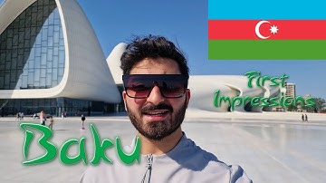 First Impressions of BAKU, AZERBAIJAN 🇦🇿 - Land of FIRE! | Azerbaijan Solo Travel Vlog