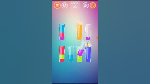 water sort color sorting Puzzle level 22